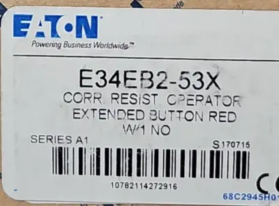 Eaton E34EB2-53X Extended button red Loc4E25