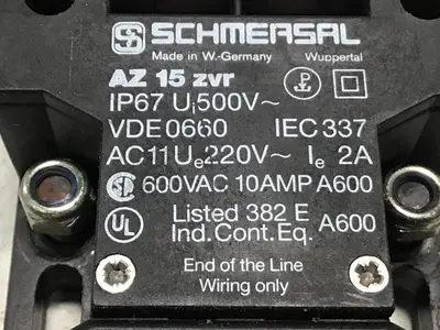 USED SCHMERSAL AZ15ZVR
