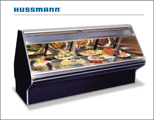 129-0115 40' Hussmann ESGMS Cases Refurbished