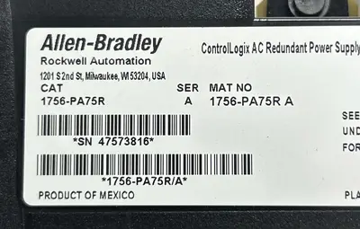 USED ALLEN-BRADLEY 1756-PA75R