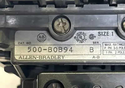 Used ALLEN-BRADLEY 500-BOB94 PLC Contactors Ohio US | Surplus Asset Holdings #1236700