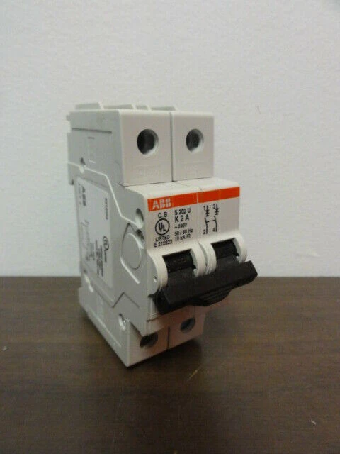 ABB S202U K2A CIRCUIT BREAKER 240VAC 2POLE