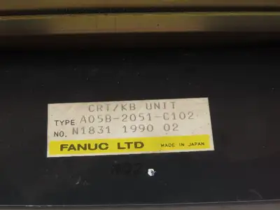 GMF Fanuc A05B-2051-C102 HMI Terminal Unit Keyboard CRT Monitor Assembly Unit