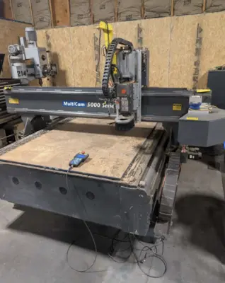 2007 MULTICAM 5000 Used 3 Axis CNC Routers | PlastiMach Corp (2)