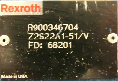 NEW REXROTH R900346704 HYDRAULIC CHECK VALVE Z2S22A1-51/V