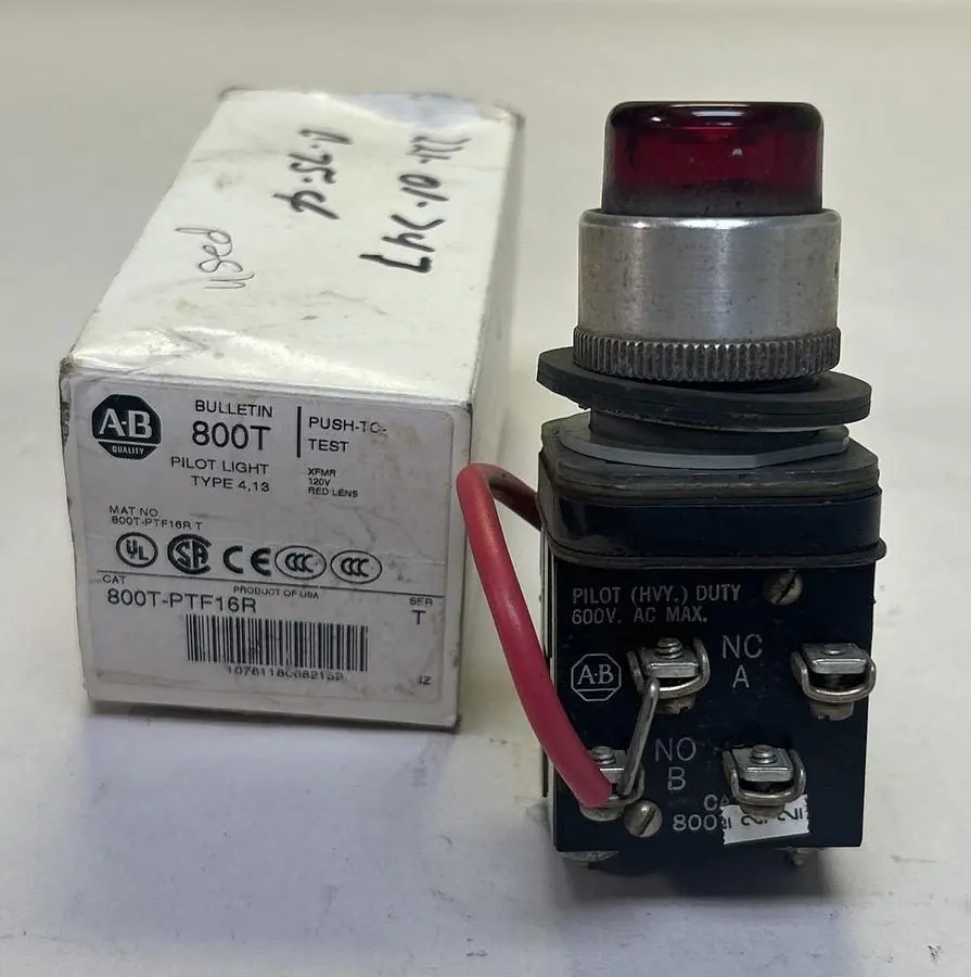 Used ALLEN-BRADLEY 800T-PTF16R Miscellaneous Equipment (Electrical & Power) | Surplus Asset Holdings #1195220