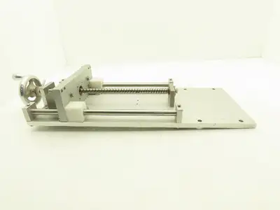 Ball Screw Manual Linear Actuator Hand Crank 9-1/2" Travel