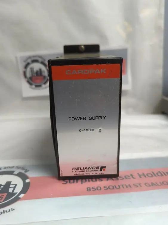 Used RELIANCE ELECTRIC 0-49001-2 Miscellaneous Equipment (Electrical & Power) | Surplus Asset Holdings #1202849
