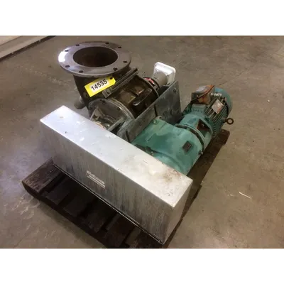 Used 10" Flo-Tronics Stainless Steel Rotary Airlock Side Entry Valve