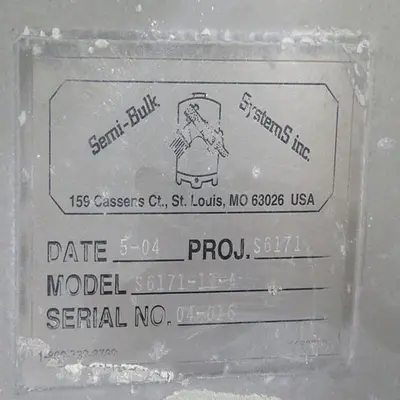 USED 2004 SEMI-BULK SYSTEMS S6171-11-A