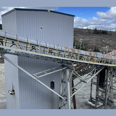 36in Wide x 242ft Long Channel Conveyor