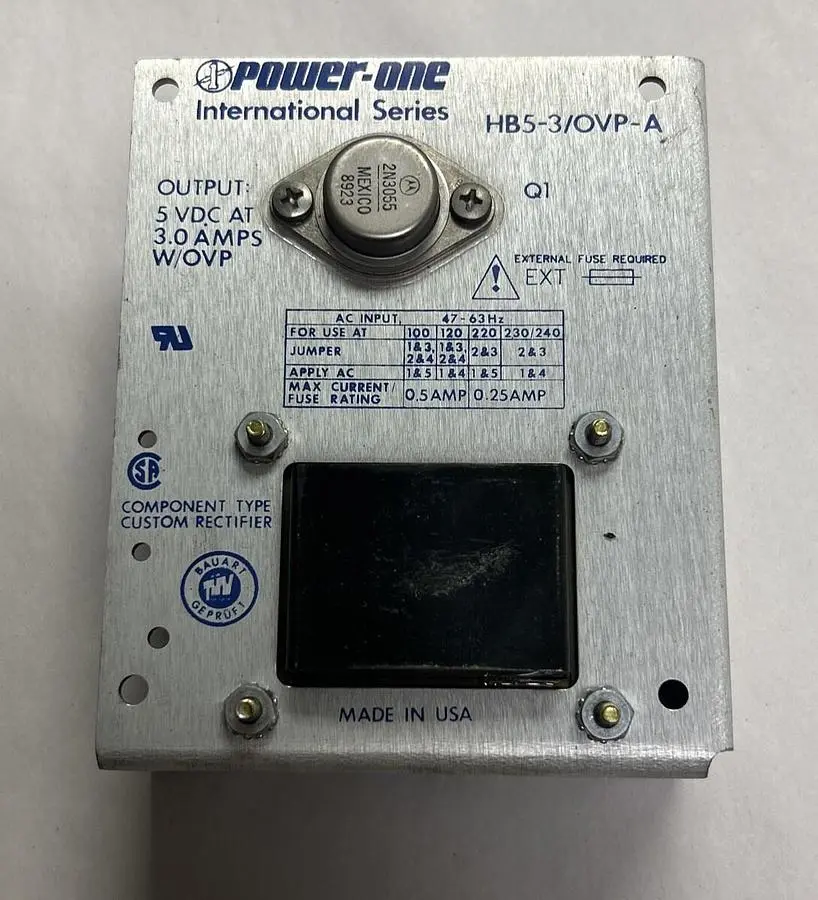 USED POWER-ONE HB5-3/OVP-A