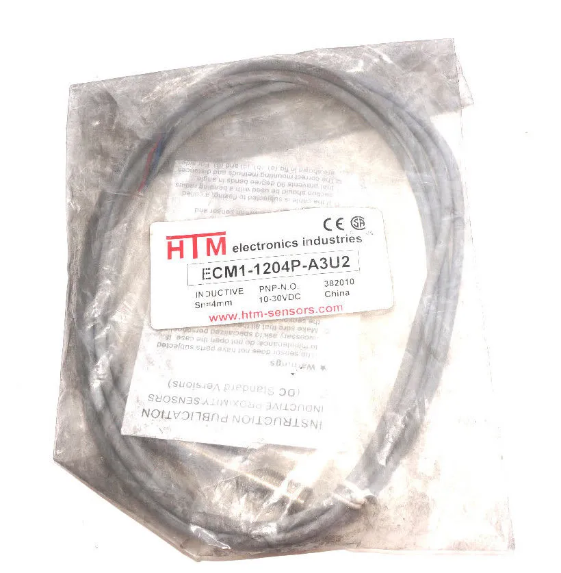 NEW HTM ELECTRONICS ECM1-1204P-A3U2 INDUCTIVE SENSOR ECM11204PA3U2