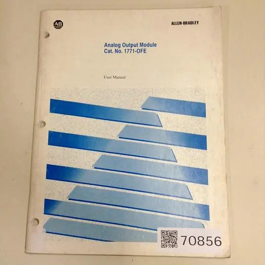Used ALLEN BRADLEY 1771-6.5.30 Manuals Michigan US | Ideal Machinery #571869