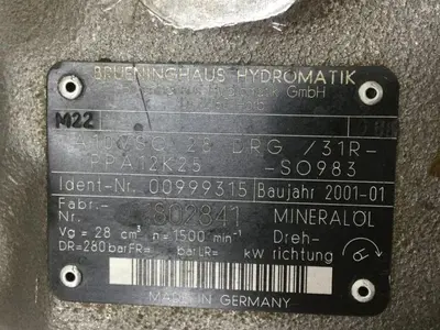 USED BRUENINGHAUS HYDROMATIK A10VSO28DRG/31R-PPA12K25-SO983