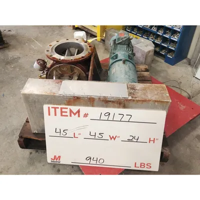 Used 10" Stainless Steel Flo-Tronics Rotary Airlock Feeder Valve