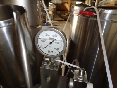 45 LPH APV Manton Gaulin S/S Single Head Homogeniser 15M