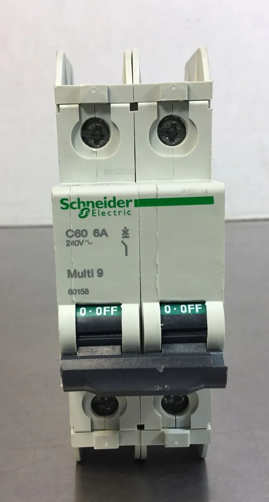 SCHNEIDER ELECTRIC 60158 MULTI 9 C60 6A 240VAC CIRCUIT BREAKER 4D