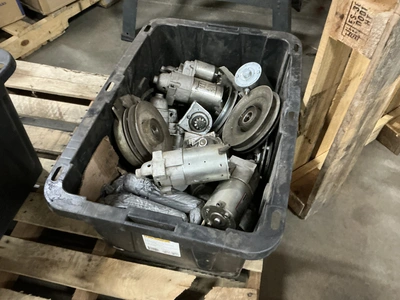 Large lot of good Kohler and Kawasaki starters removed from Exmark machines, as well as some Exmark ...