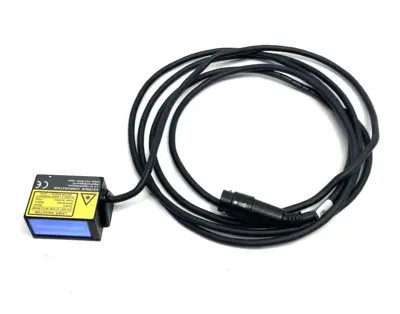 USED KEYENCE ULTRA SMALL DIGITAL BARCODE READER, STANDARD TYPE, FRONT RASTER