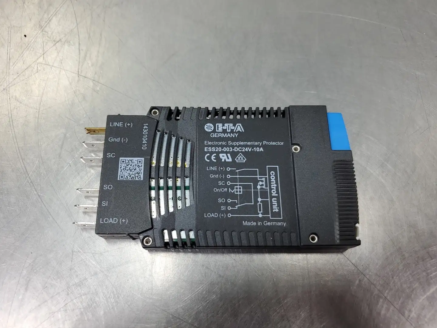 USED E-T-A ESS20-003-DC24V-10A Electronic Supplementary Protector