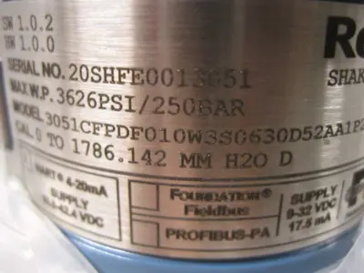 NEW Rosemount 3051 CFP DF010W3S0630D52AA1P2V1V2QC1Q8Q4E5M5C4G7377