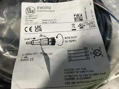 New | in-Stock IFM ELECTRIC EVC002 Misc Electrical & Power Parts Ohio US | HGR 24 #1545430