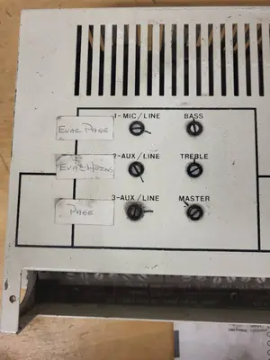Bogen Paging Amplifier Model TPU-100B with Manual