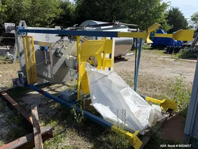 Used Flexicon Bulk Bag Unloader with Chain-Vey Conveying System – 4,000 lb Capacity Super Sack Discharge Station