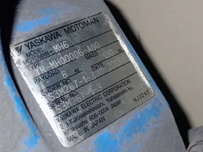 USED YASKAWA MOTOMAN MH6