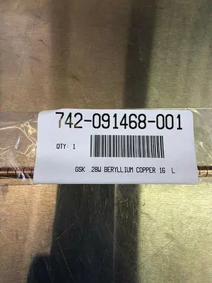 742-091468-001 GASKET BE CU STRIP .28 WIDE QTY 10