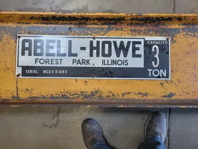 Used ABELL-HOWE 3 TON JIB Cranes, Jib Illinois US | Aucto #1423259