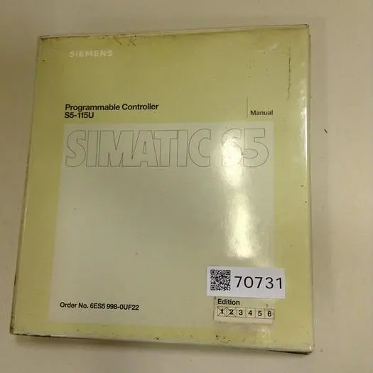 Used SIEMENS 6ES5 998-0UF22 Manuals Michigan US | Ideal Machinery #576125