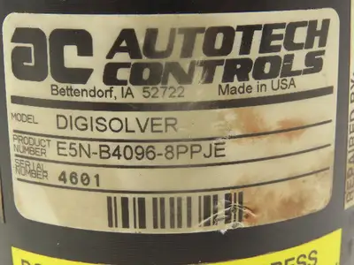 AC Auto Controls E5N-B4096-8PPJE Digisolver Absolute Digital Encoder Sz 40