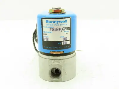 Honeywell Skinner 701N9A3BN Solenoid Valve 2-Way NC 24VAC 60Hz 650 PSI 1/4" NPT