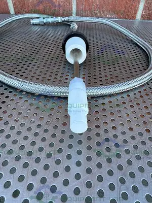 Unbranded Stainless Steel Braided Hose 82" w/ Sensor, Quick Release Fitting
