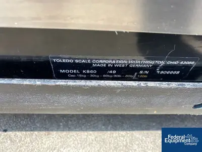 USED Mettler Toledo Mettler Toledo ID5 MultiRange Floor Scale.