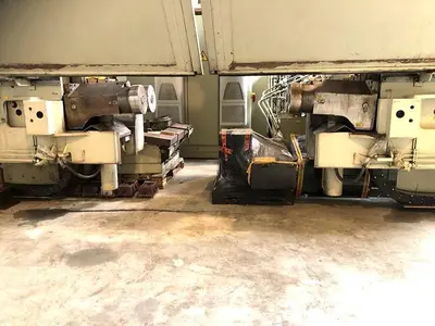 USED HEGENSCHEIDT PN 190 CNC PORTAL WHEELSET LATHE