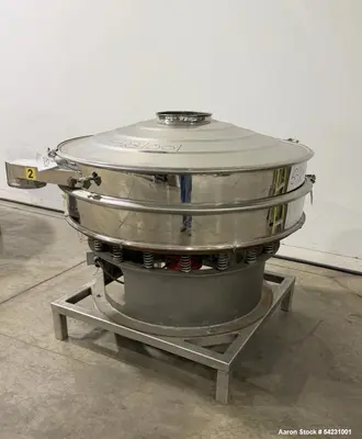 Used Stainless Steel Circular Screener – Single Deck, 2 Separation (44.5" Diamet