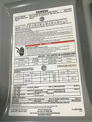 USED SIEMENS HNF361 VBII