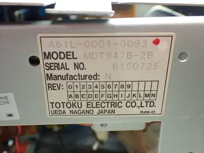 Used FANUC XA02B0120CE51#18M CNC & N/C Controls Ohio US | HGR 24 #885634