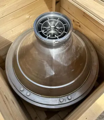 Westfalia MSE 500-48-777 cold milk skimmer, 316SS.