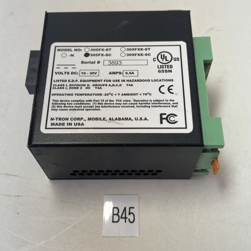 Used N-Tron 305FX-SC PLC Ethernet Equipment Indiana US | J&J Industrial Supply #522273