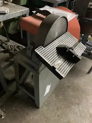 5955-590 6″ x 9″ Disc & Belt floor model Horizontal / Vertical Sander