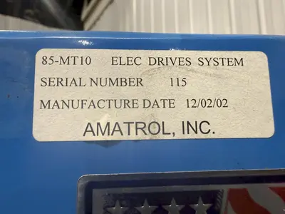 AMATROL MODEL #85-MT10 ELECTRONIC DRIVES SYSTEM TRAINING & TESTING STAND: YOBRO #24915