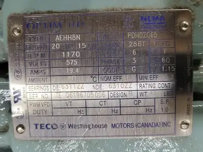 NEW TECO-WESTINGHOUSE PDH02065
