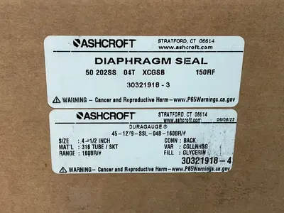 New | in-Stock ASHCROFT 451279SSL04B160BR Miscellaneous MRO Ohio US | HGR 24 #1287430