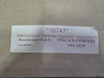 New | in-Stock VEGA SN62.KXANHKNXX Misc Electrical & Power Parts British Columbia CA | Lenmark #254674