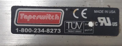 🔥 (LOT 2) 32.5" Tapeswitch Safety Bumper Switch TESTED WORKING