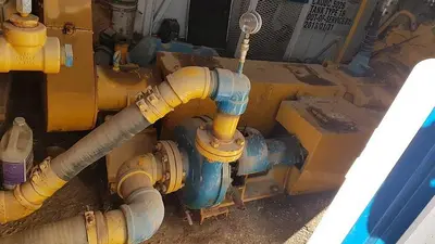 USED GARDNER DENVER PA-8, 4 1/2 X 8 TRIPLEX MUD PUMP